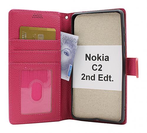 New Standcase Wallet Nokia C2 2nd Edition