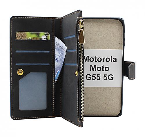 XL Motorola Moto G55 5G Luksus Mobilcover