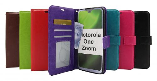 Crazy Horse Wallet Motorola One Zoom