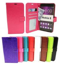 Crazy Horse Wallet Nokia 8