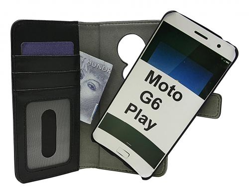 Skimblocker Magnet Wallet Motorola Moto G6 Play