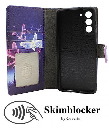 Skimblocker Samsung Galaxy S21 5G Magnet Mobilcover Design