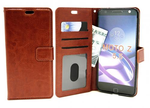 Crazy Horse Wallet Motorola Moto Z