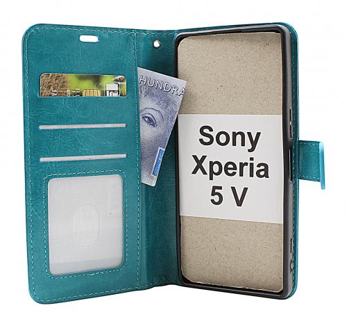 Crazy Horse Wallet Sony Xperia 5 V