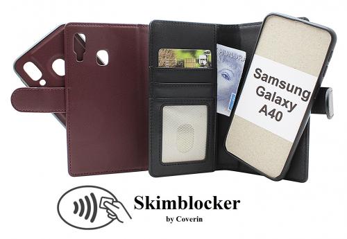 Skimblocker Samsung Galaxy A40 Magnet Mobilcover