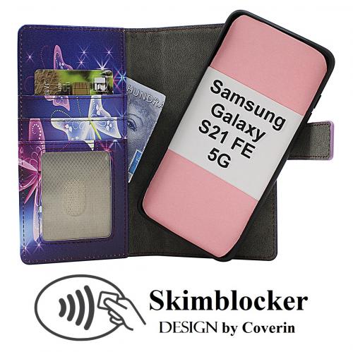 Skimblocker Samsung Galaxy S21 FE 5G Magnet Mobilcover Design