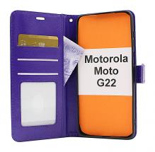 Crazy Horse Wallet Motorola Moto G22