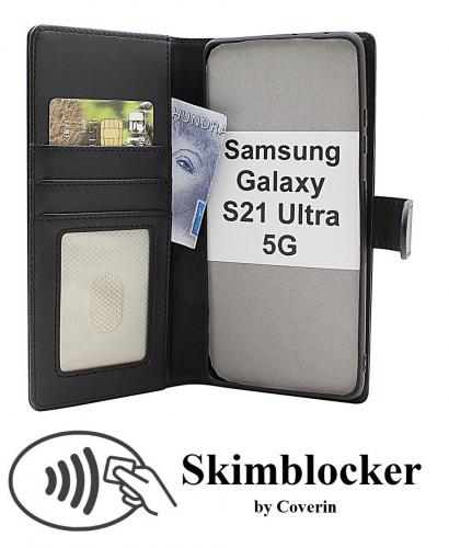 Skimblocker Samsung Galaxy S21 Ultra 5G Magnet Mobilcover