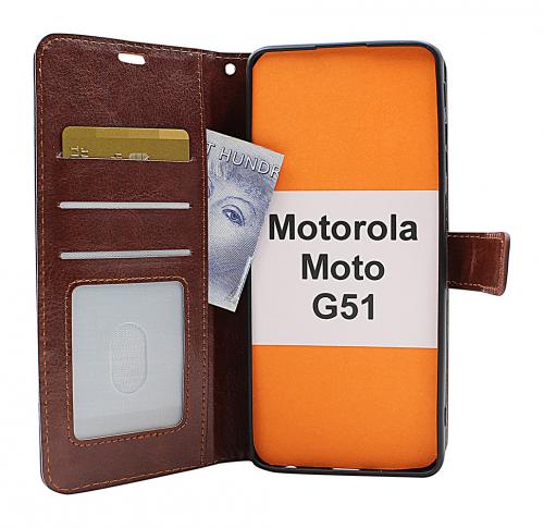 Crazy Horse Wallet Motorola Moto G51