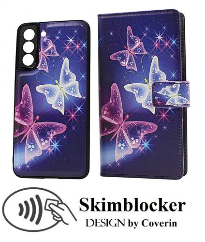 Skimblocker Samsung Galaxy S21 FE 5G Magnet Mobilcover Design