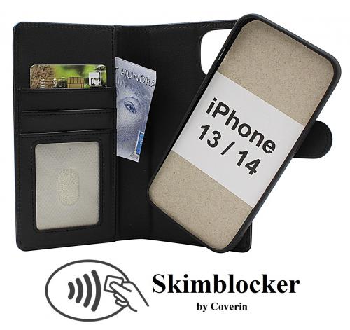 Skimblocker iPhone 13 / 14 Magnet Mobilcover