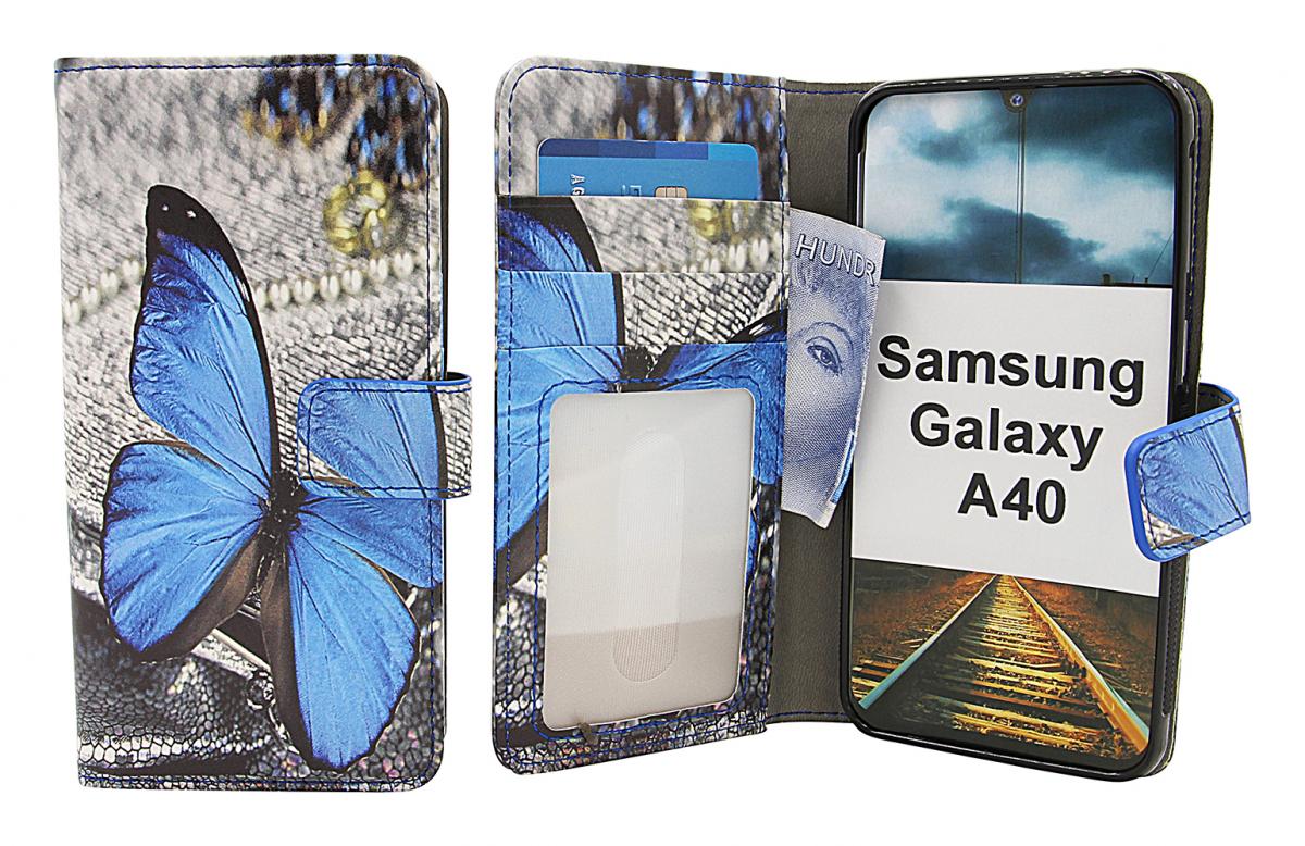 Skimblocker Magnet Designwallet Samsung Galaxy A40 (A405FN/DS)