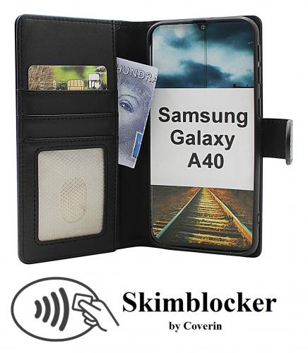 Skimblocker Samsung Galaxy A40 Mobilcover