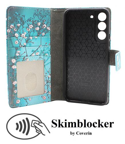 Skimblocker Samsung Galaxy S22 5G Magnet Mobilcover Design