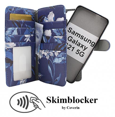 Skimblocker XL Magnet Designwallet Samsung Galaxy S21 5G (G991B)