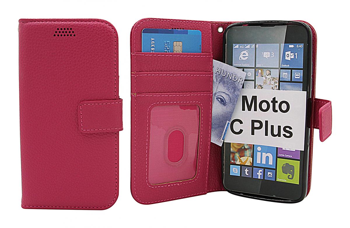 New Standcase Wallet Moto C Plus (XT1723)