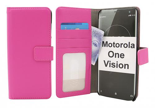 Skimblocker Magnet Wallet Motorola One Vision