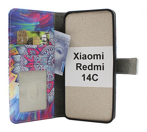 Skimblocker Xiaomi Redmi 14C Magnet Mobilcover Design