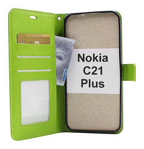 Crazy Horse Wallet Nokia C21 Plus