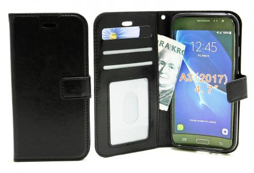 Crazy Horse Wallet Samsung Galaxy A3 2017 (A320F)