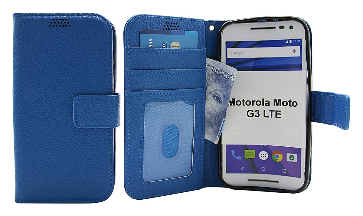 New Standcase Wallet Motorola Moto G 3 LTE (XT1541)