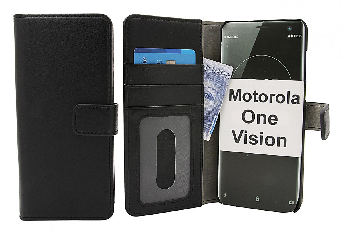 Skimblocker Magnet Wallet Motorola One Vision