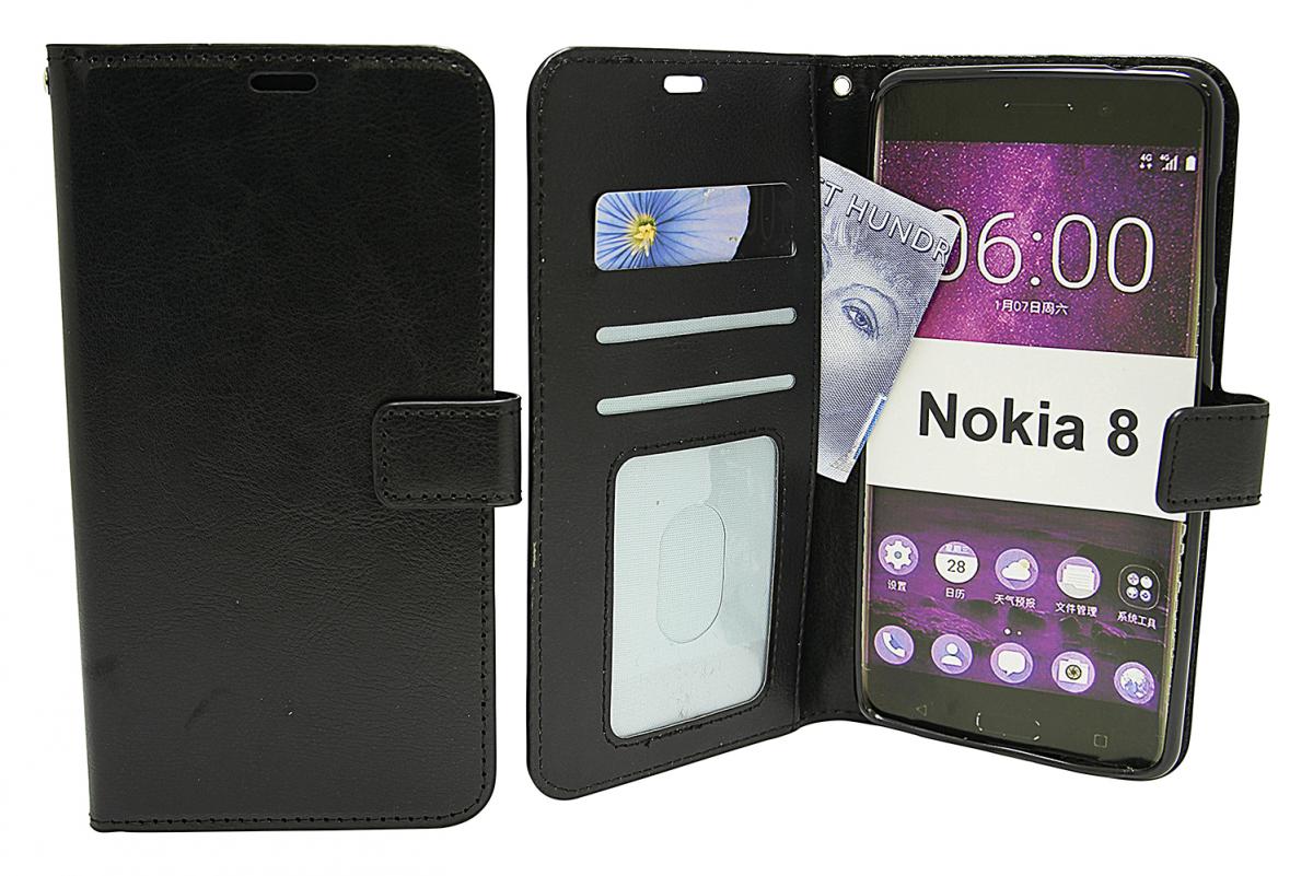 Crazy Horse Wallet Nokia 8