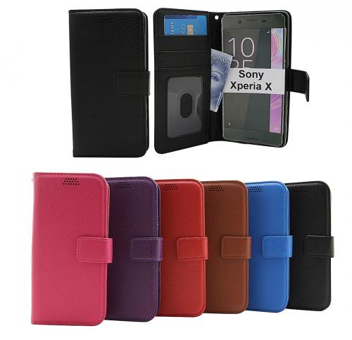 New Standcase Wallet Sony Xperia X (F5121)