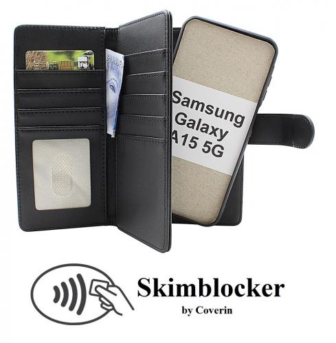 Skimblocker Samsung Galaxy A15 5G XL Magnet Mobilcover