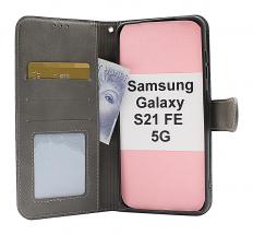 Flower Standcase Wallet Samsung Galaxy S21 FE 5G (SM-G990B)