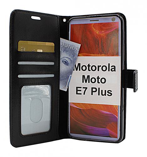 Crazy Horse Wallet Motorola Moto E7 Plus