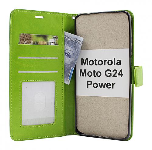 Crazy Horse Wallet Motorola Moto G24 Power