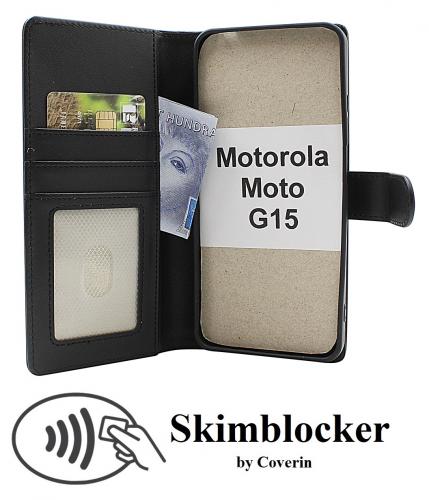 Skimblocker Motorola Moto G15 Magnet Mobilcover