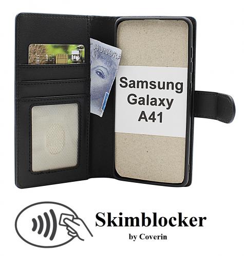 Skimblocker Samsung Galaxy A41 Magnet Mobilcover