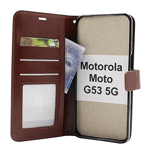 Crazy Horse Wallet Motorola Moto G53 5G