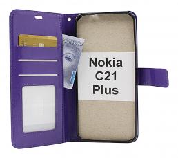 Crazy Horse Wallet Nokia C21 Plus