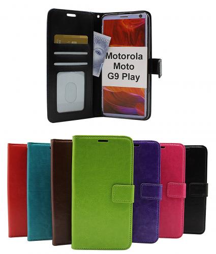 Crazy Horse Wallet Motorola Moto G9 Play