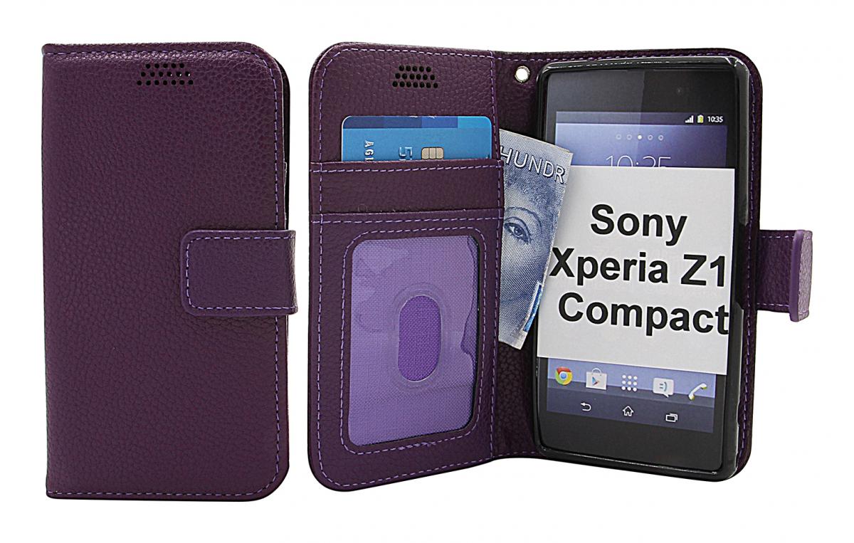 New Standcase Wallet Sony Xperia Z1 Compact (D5503)