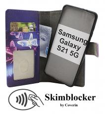 Skimblocker Samsung Galaxy S21 5G Magnet Mobilcover Design