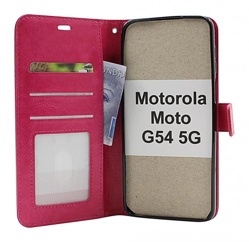 Crazy Horse Wallet Motorola Moto G54 5G