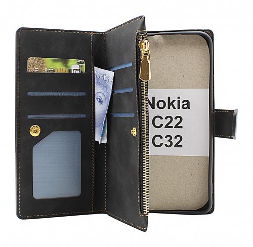 XL Standcase Luxwallet Nokia C22 / C32