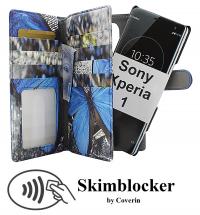 Skimblocker XL Magnet Designwallet Sony Xperia 1 (J9110)