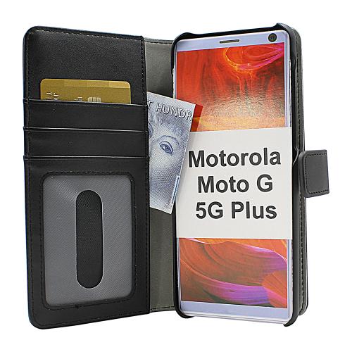 Skimblocker Magnet Wallet Motorola Moto G 5G Plus