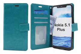 Crazy Horse Wallet Nokia 5.1 Plus