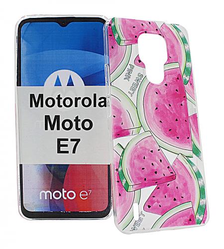 TPU Designcover Motorola Moto E7