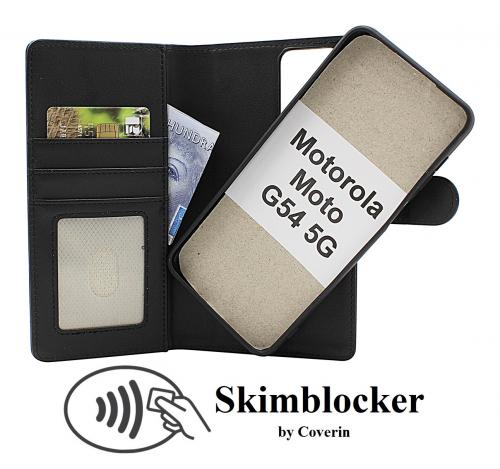 Skimblocker Motorola Moto G54 5G Magnet Mobilcover