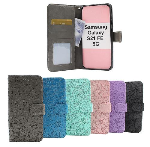 Flower Standcase Wallet Samsung Galaxy S21 FE 5G (SM-G990B)