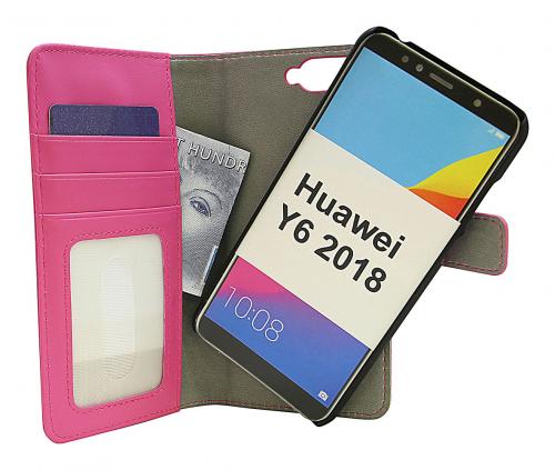 Skimblocker Magnet Wallet Huawei Y6 2018