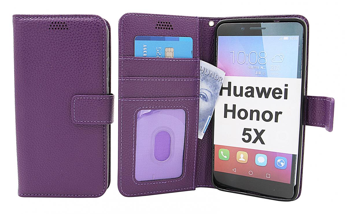 New Standcase Wallet Huawei Honor 5X