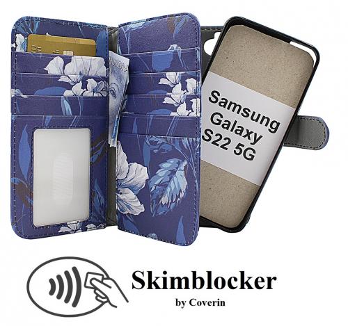 Skimblocker XL Magnet Designwallet Samsung Galaxy S22 5G